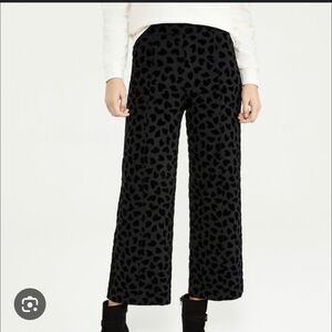 Ann Taylor Flocked Heart Pant